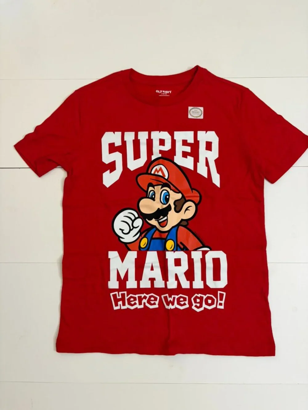 Boys large Super Mario t-shirt